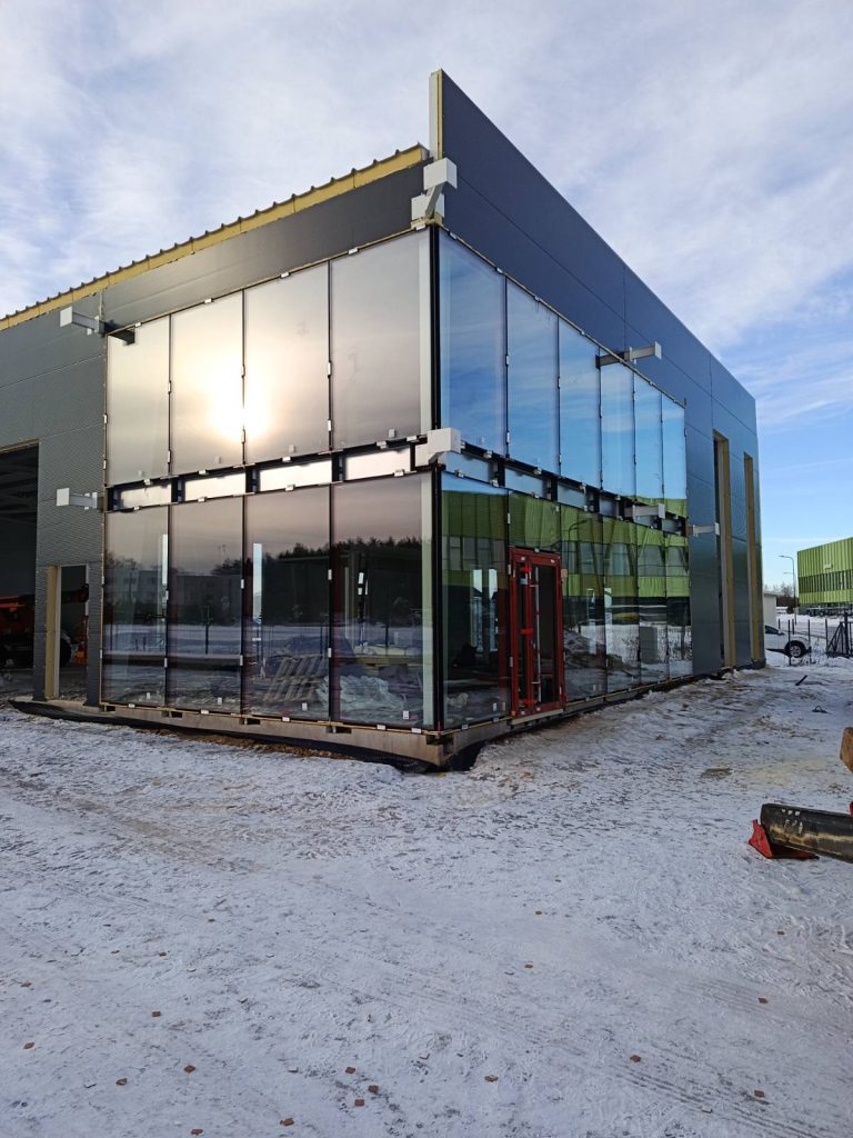 Ožiarūčių g. 8 (Ožiarūčių g. 8) - Ne maisto parduotuvė, Sandėlys / Platinimo centras - statybų nuotraukos