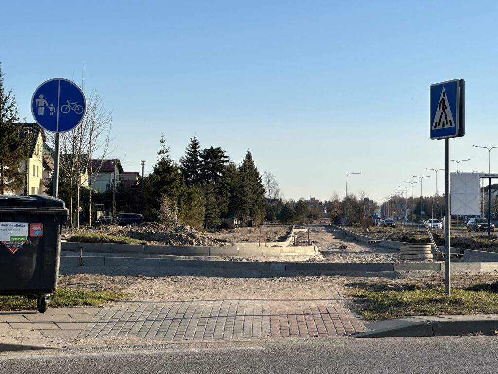 Privažiuojamasis kelias nuo Šiltnamių iki Klaipėdos g. (Liepojos g.) - Iela - būvdarbu attēli