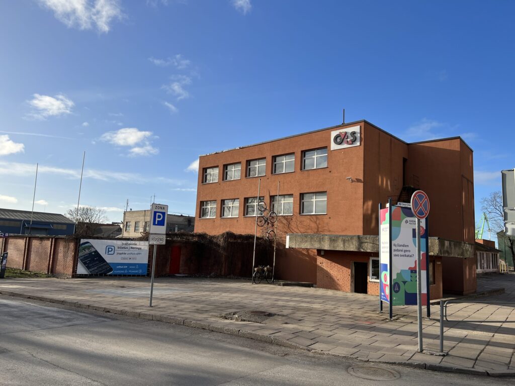 Memelio miestas | Hanza verslo centras (Naujoji Uosto g. 3) - Office center - construction photos