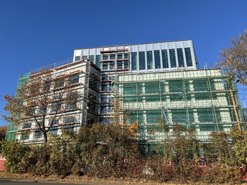 Summos (Lapių g. 3) - Office center - construction photos