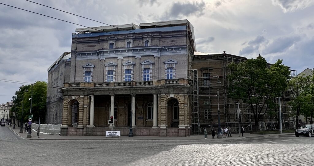 Vrublevskių bibliotekos rekonstrukcija (Žygimantų g. 1) - Library - construction photos