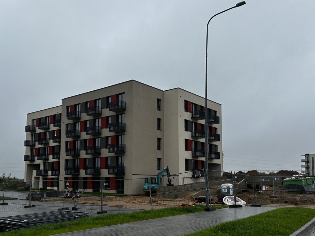 Naujasis Antakalnis (Duburio namas) (Duburio g. 4) - Multi apartment - construction photos