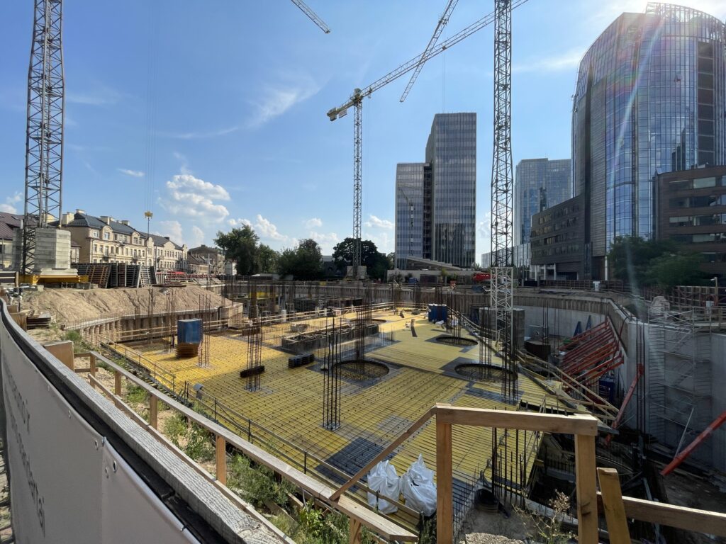 HERO (Lvivo g. 21) - Office center - construction photos