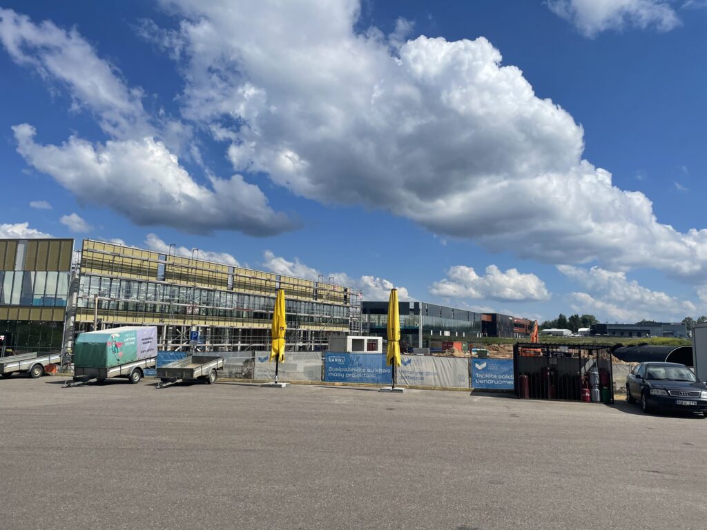 Vilniaus verslo parkas 2 (Sedulų g. 2, Bukiškio k.) - Birojs / Elastīgu platību - būvdarbu attēli