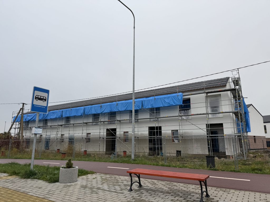 Klemiškės namai (Klemiškės g. 40) - Row housing - construction photos