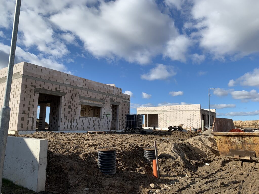 STALUPĖNAI (Stalupėnų g. 2, 4, 6, 6A, 8, 10, 12, 14, 16, 18, 20, 22, 24) - Row housing - construction photos