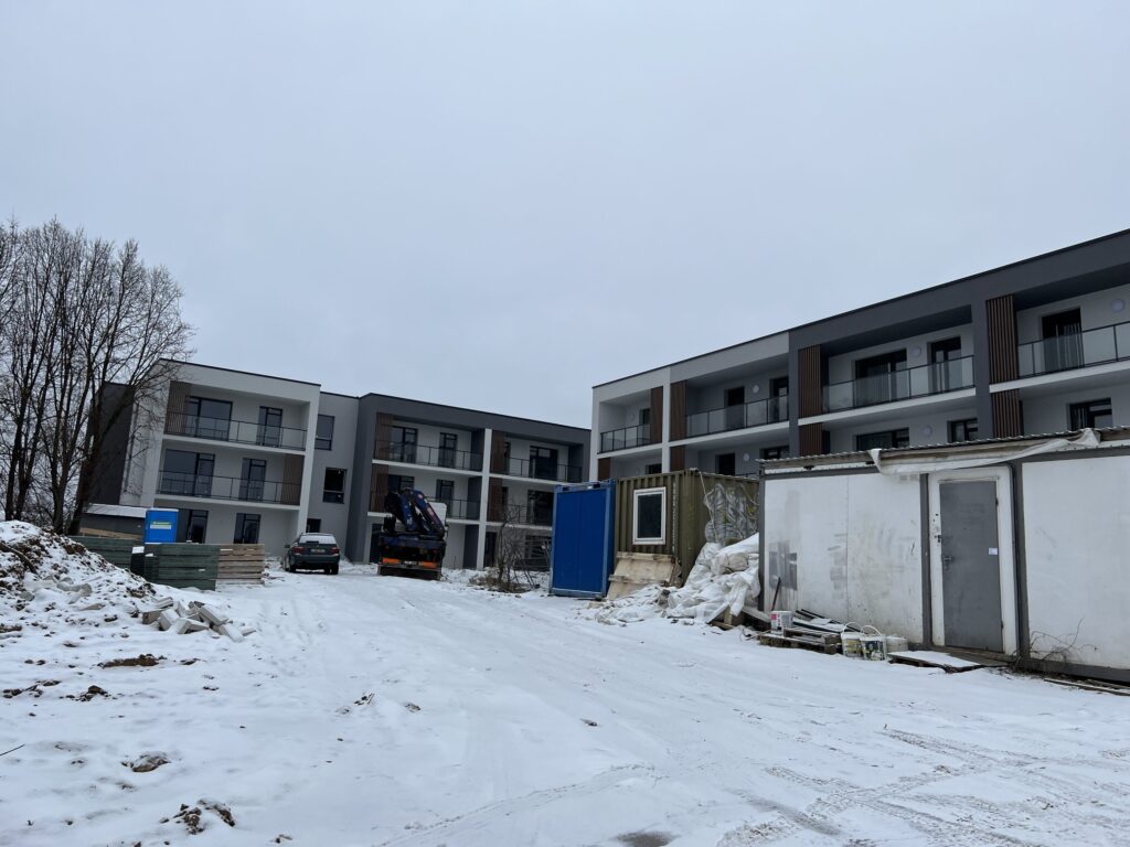 Simono namai (Simono Grunau g. 111) - Multi apartment - construction photos