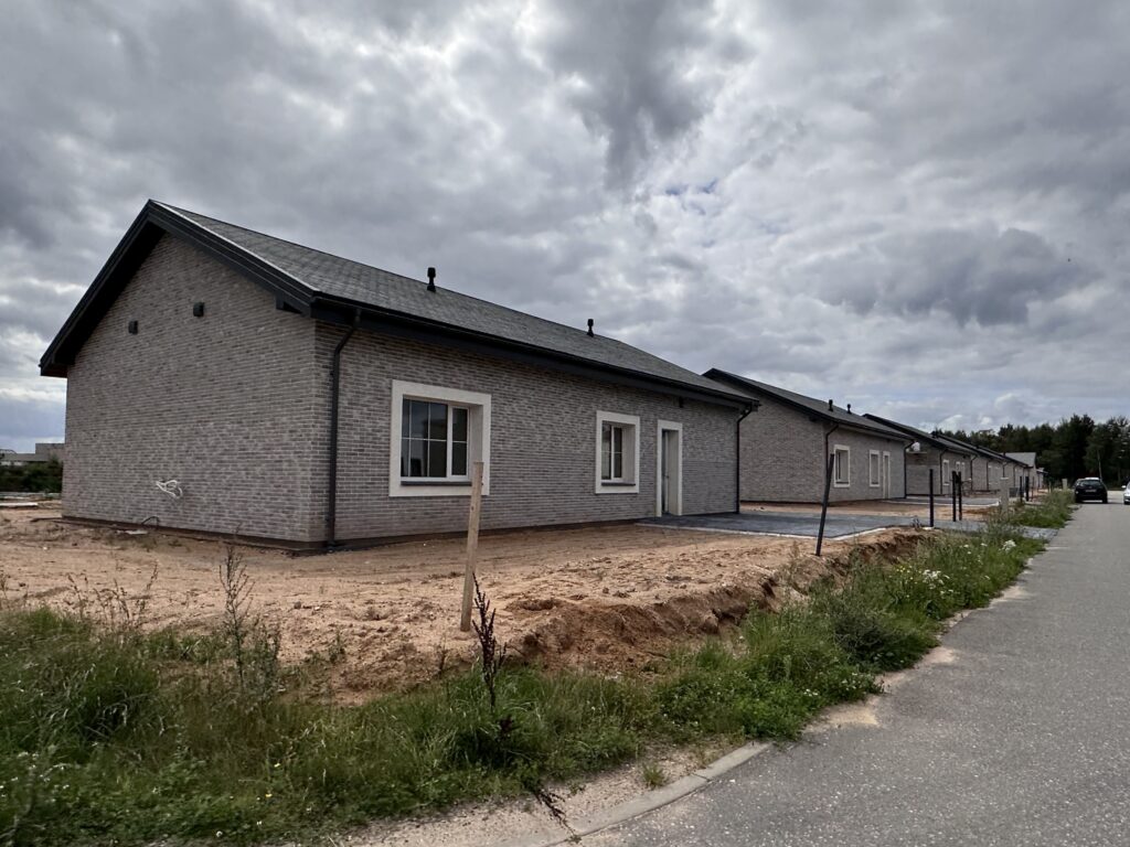 Grendavės g. 34A, 34A, 34C, 34D, 34E (Grendavės g. 34A, 34A, 34C, 34D, 34E) - Private house community - construction photos