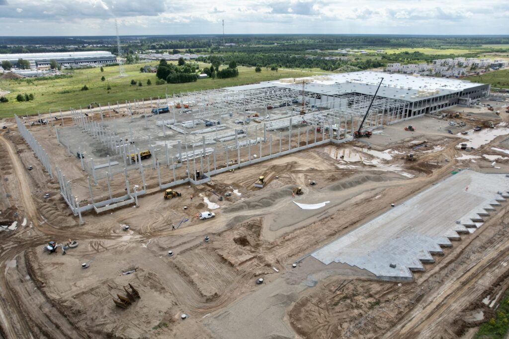 Maxima logistikos centras Zigmantiškių g. 1 (Zigmantiškių g. 1) - Noliktava / Izplatīšanas centrs - būvdarbu attēli