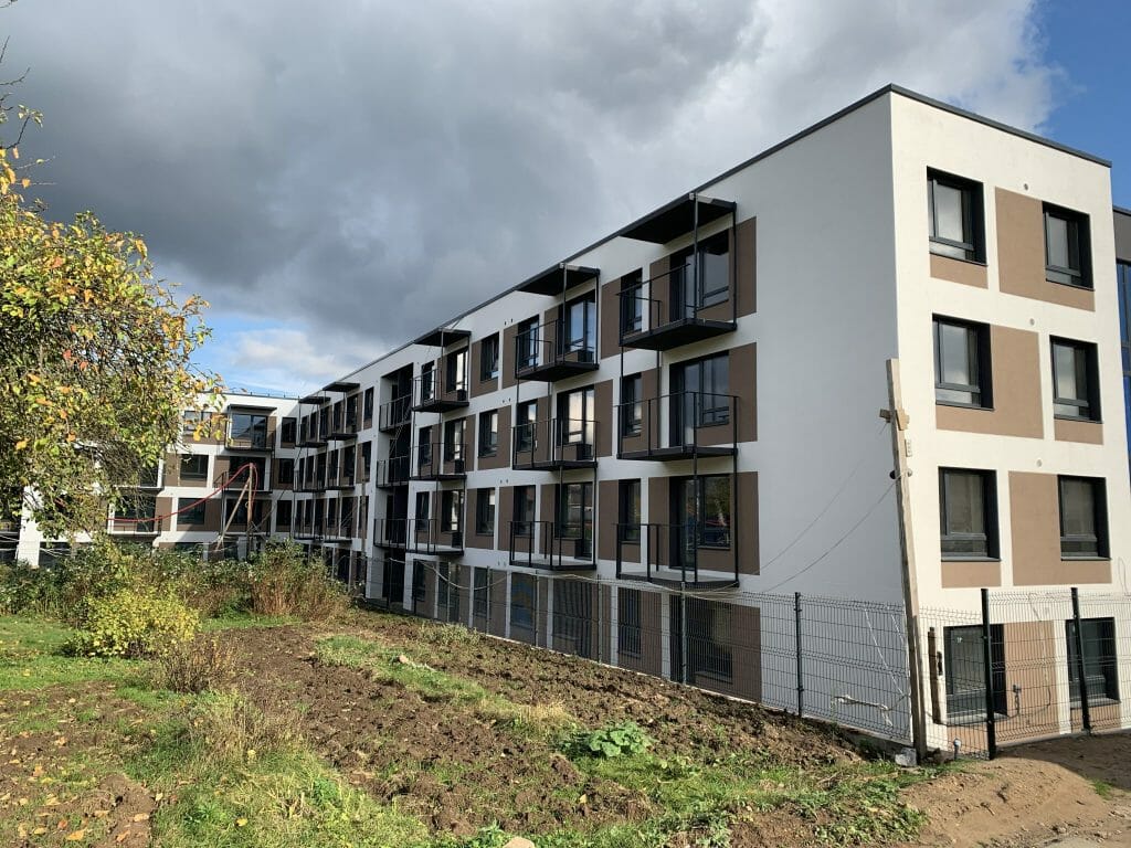 Ozo sodai (Šeškinės Sodų g. 12) - Daugiabutis - statybų nuotraukos