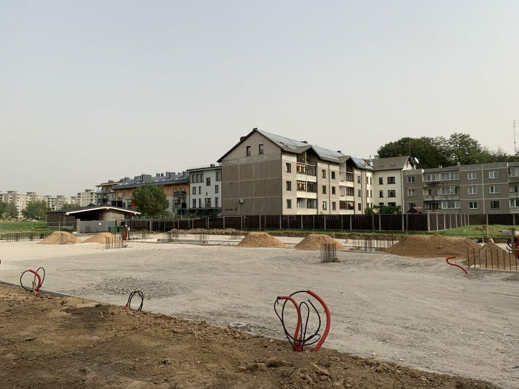 Naujakurių namai (Naujakurių g. 94) - Multi apartment - construction photos