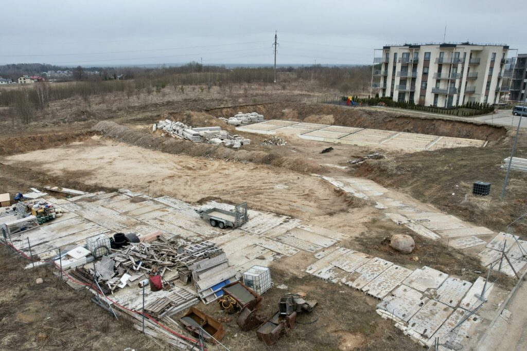 Elzė 2 etapas (Duburio g. 6) - Multi apartment - construction photos