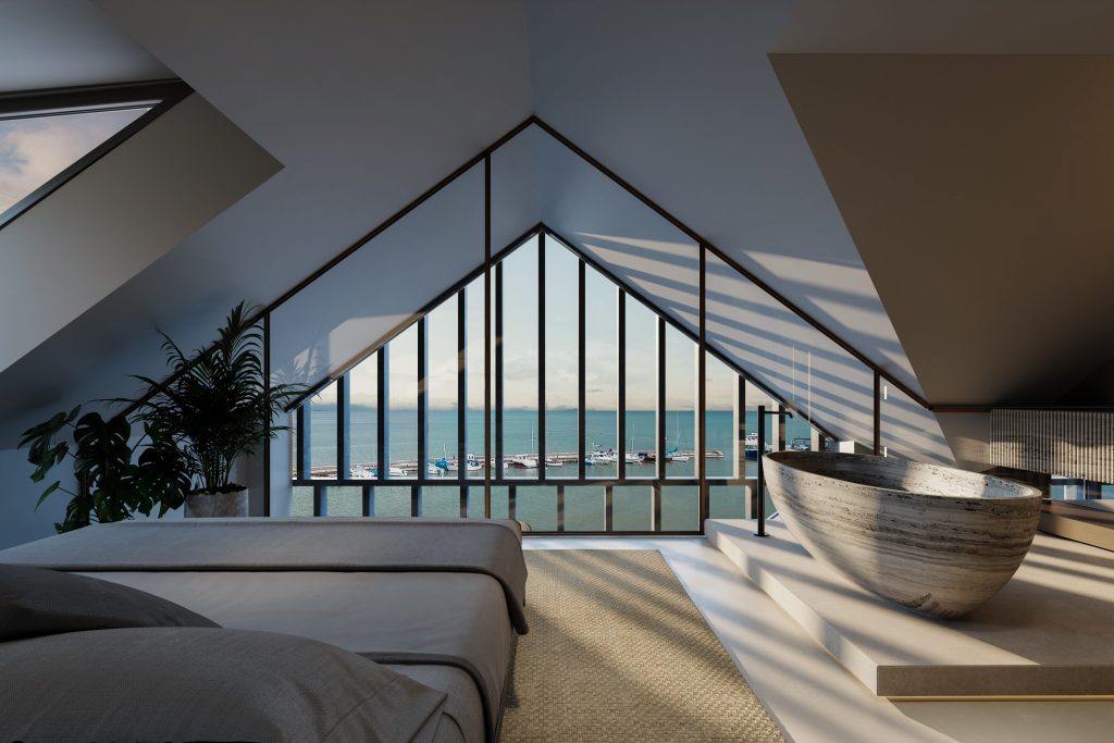 Marina Nida (Naglių g. 18) - Food services, Health center, Hotel, Shopping center - visualization