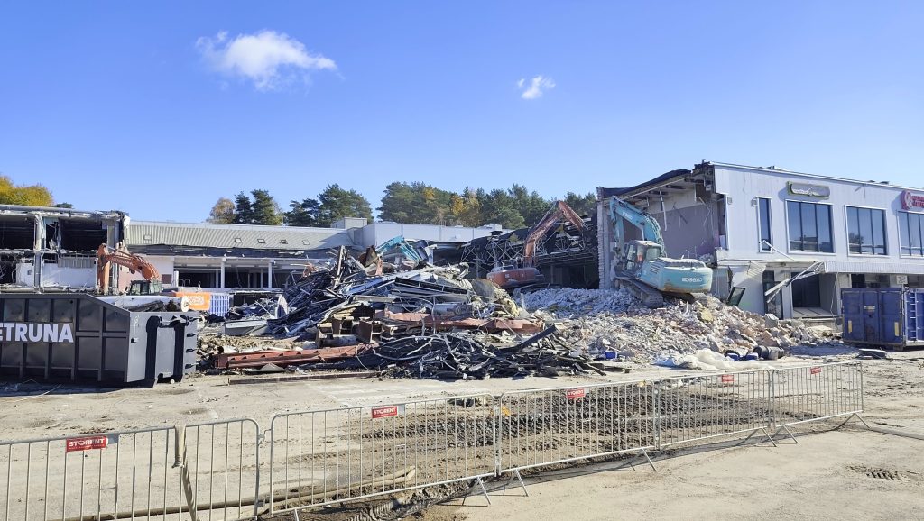 PC Mada rekonstrukcija (Viršuliškių g. 40, 42) - Shopping center - construction photos