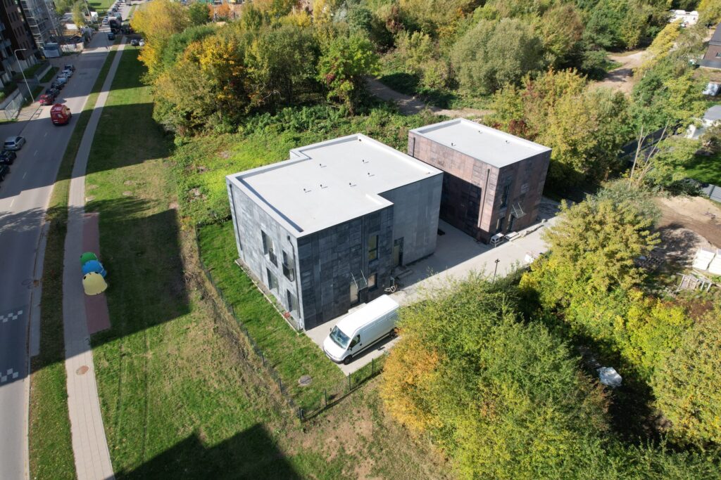 Paraštės (Prano Ancevičiaus g. 6) - Row housing - construction photos