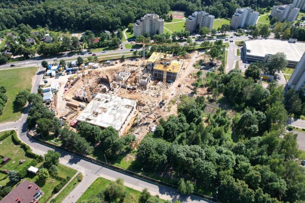 VU Medicinos fakultetas (Žaliųjų Ežerų g. 2) - Kõrgkool - ehituse fotod