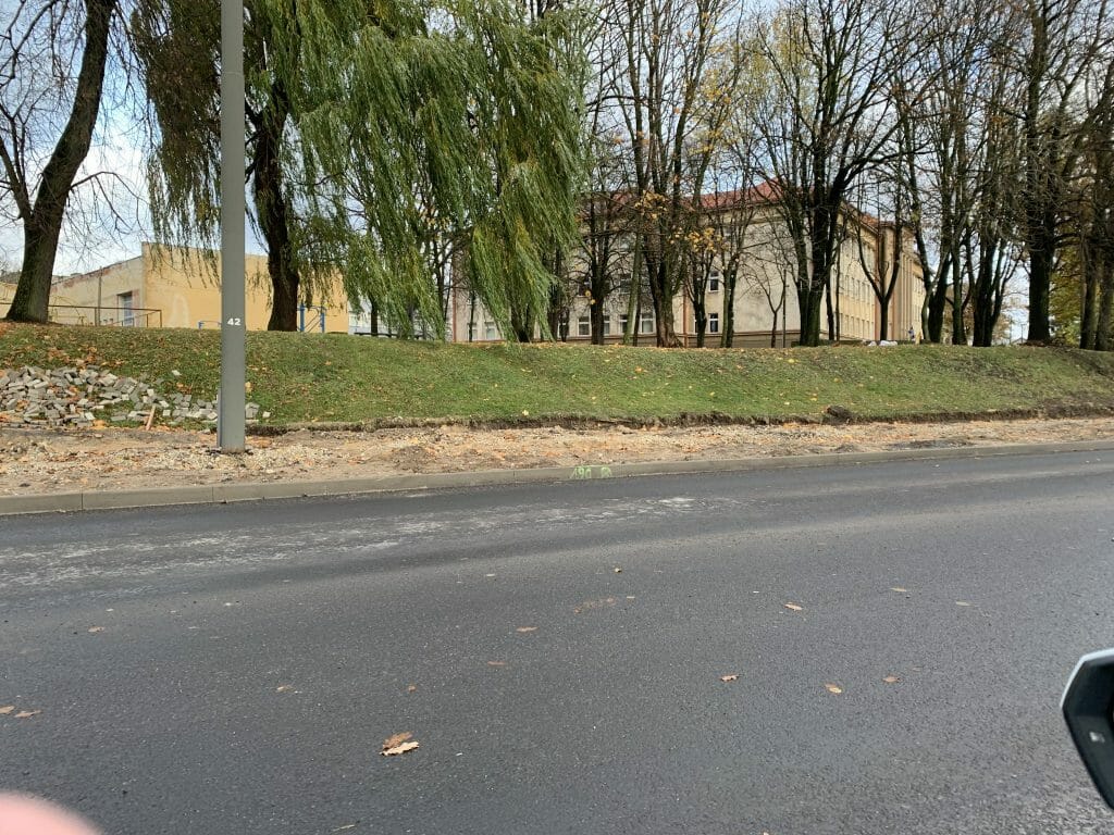 Nuokalnės ir Tvirtovės g. dviračių takas (Nuokalnės g.) - Dviračių takas - statybų nuotraukos