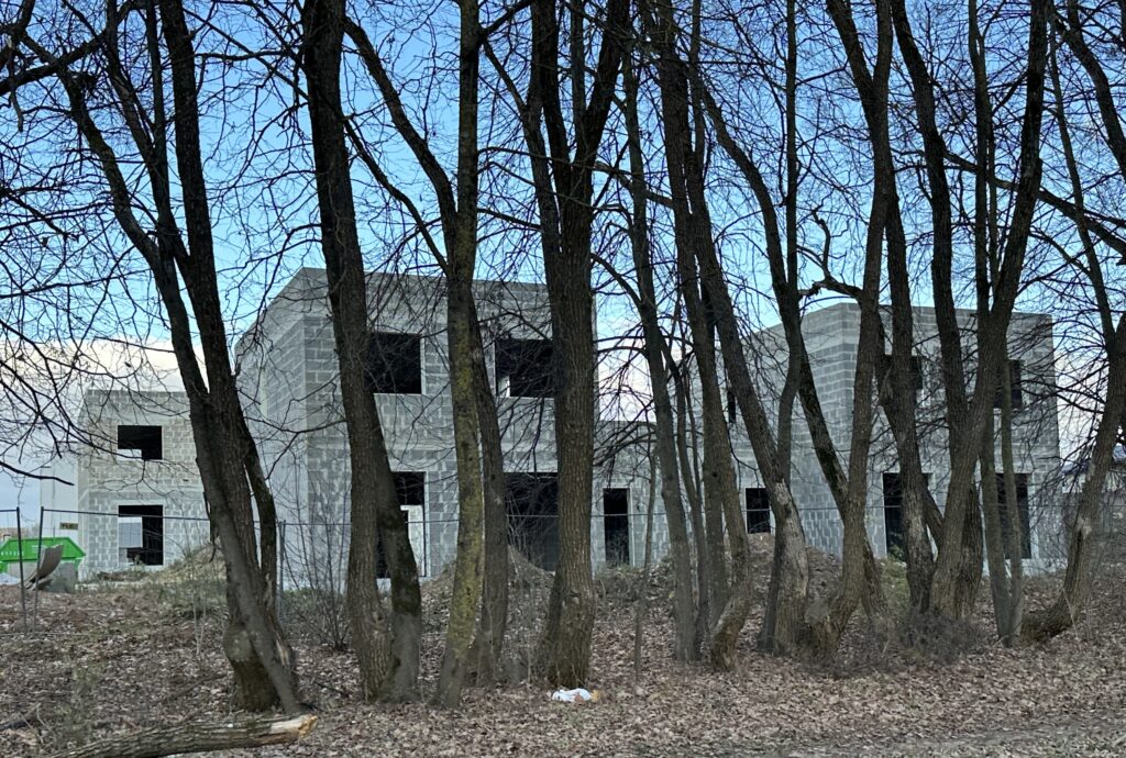 Matiškių terasos (Matiškių g. 71, 73, 75, 77, 79, 81, 83, 85) - Row housing - construction photos