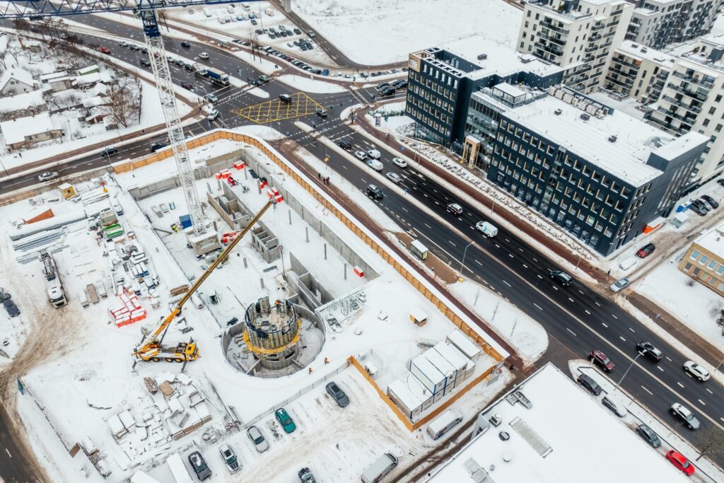 Sand Offices (Žalgirio g. 114) - Office center - construction photos