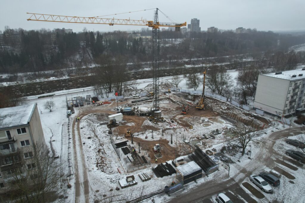 Vileišio 27 (P. Vileišio g. 27A) - Multi apartment - construction photos