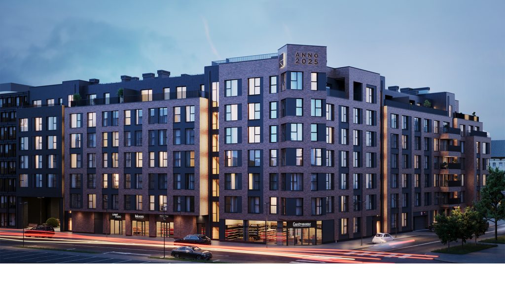 Tērbatas dārzs - 1. kārta - Tērbatas iela 78A (Tērbatas iela 78A) - Daudzdzīvokļu nams - vizualizācija