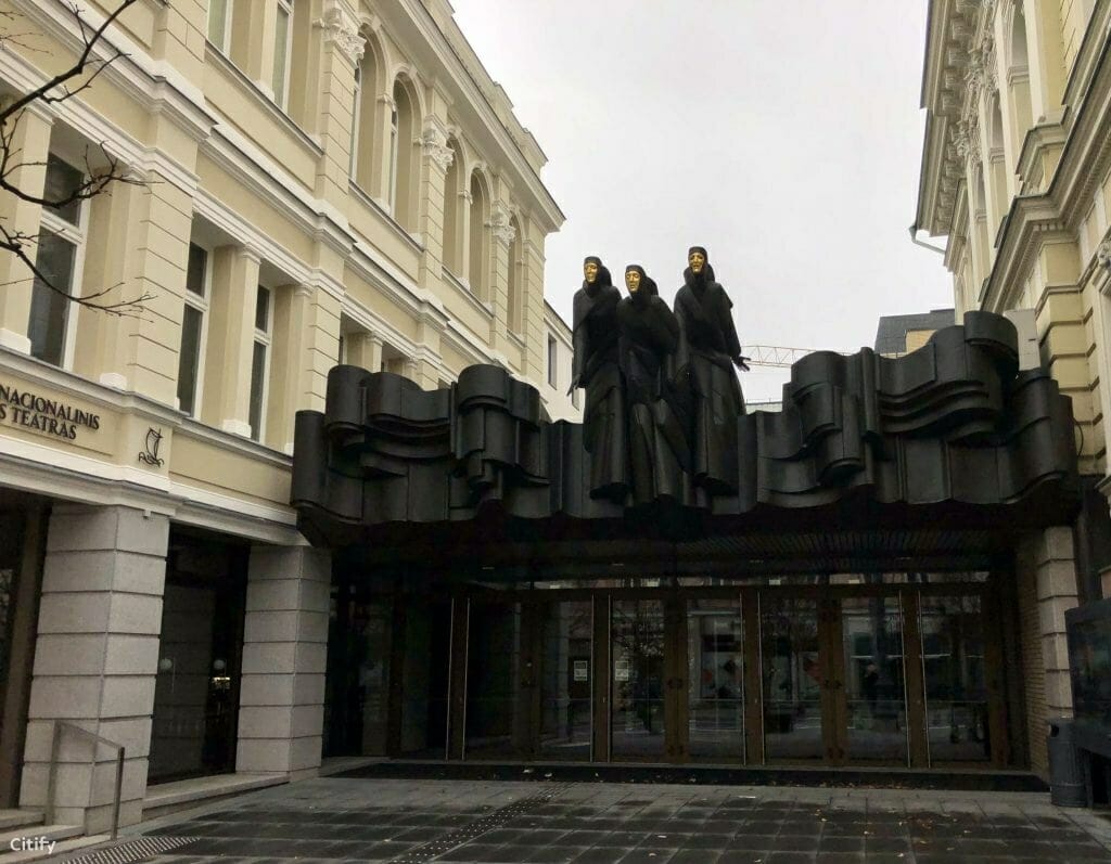 Lietuvos nacionalinis dramos teatras (Gedimino pr. 4) - Cultural center - construction photos