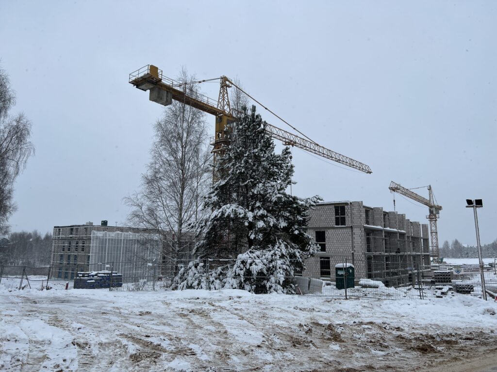 Vyšnios 1 etapas (Karaliaučiaus g. 25, 27) - Multi apartment - construction photos