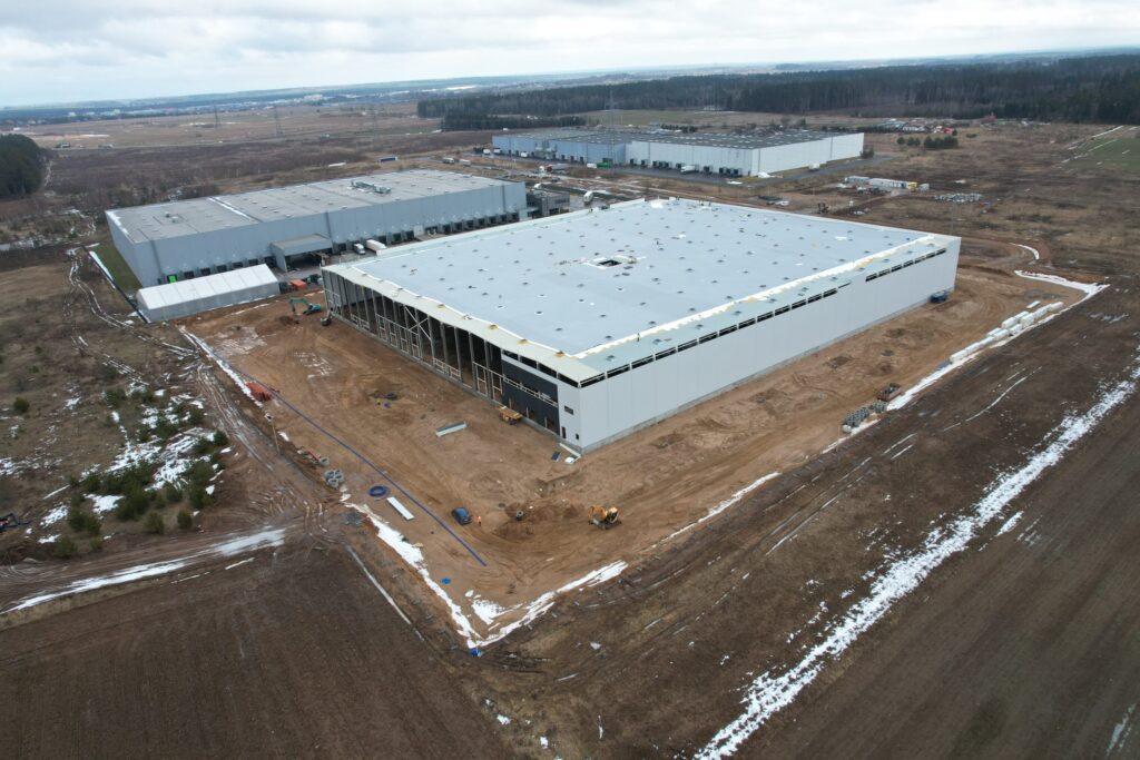SIRIN PARK DOBROVOLĖ 1 etapas (Metelių g. 10) - Warehouse / Distribution center - construction photos