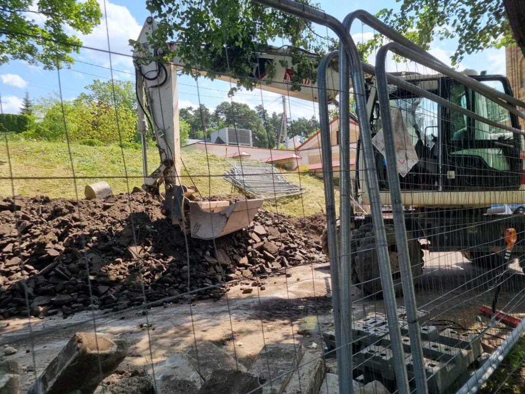 L. Sapiegos g. skveras (L. Sapiegos g. 15A) - Square - construction photos