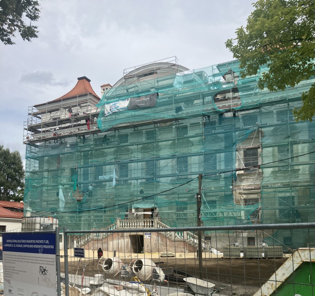 Sapiegų rūmai (L. Sapiegos g. 13) - Cultural center - construction photos