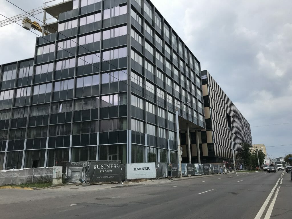 Business Stadium North East (Rinktinės g. 3) - Verslo centras - statybų nuotraukos