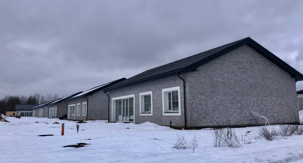 Grendavės g. 34A, 34A, 34C, 34D, 34E (Grendavės g. 34A, 34A, 34C, 34D, 34E) - Private house community - construction photos