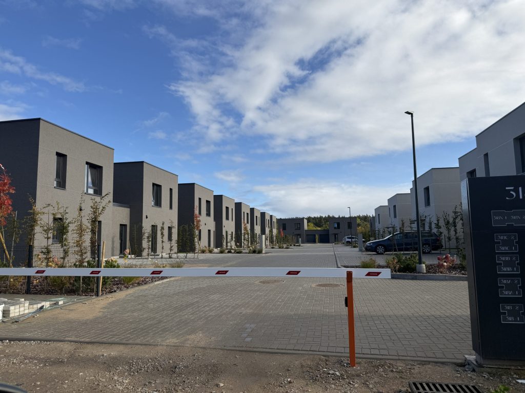 Neries krantinė (Kaunas) (Panerių g. 318) - Row housing - construction photos