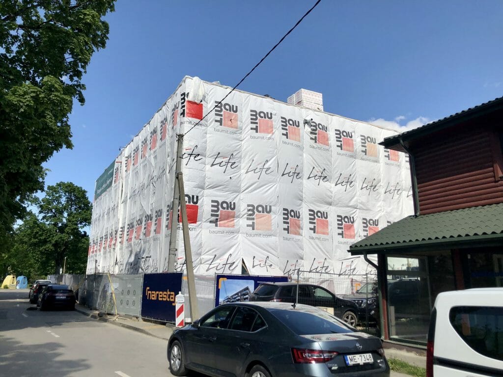 Žvėryno lapės (Lapių g. 3) - Daugiabutis - statybų nuotraukos