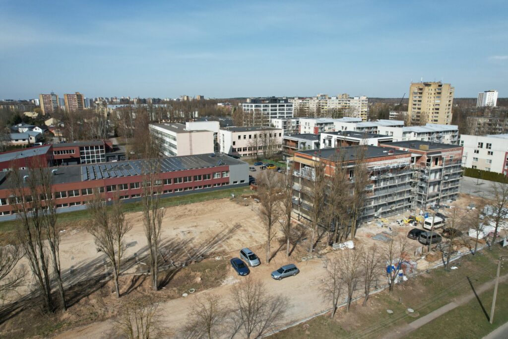 Naujoji Dainava 2 etapas (Garažų g. 23) - Multi apartment - construction photos