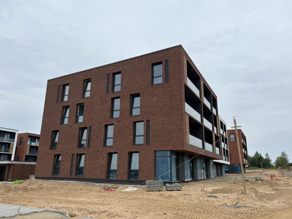 Vyšnios 2 etapas (Karaliaučiaus g. 29, 31) - Multi apartment - construction photos