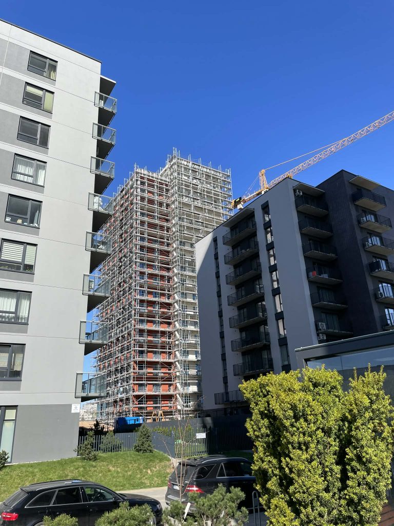 Newton 1 etapas (K1) (Viršuliškių skg. 8) - Multi apartment - construction photos
