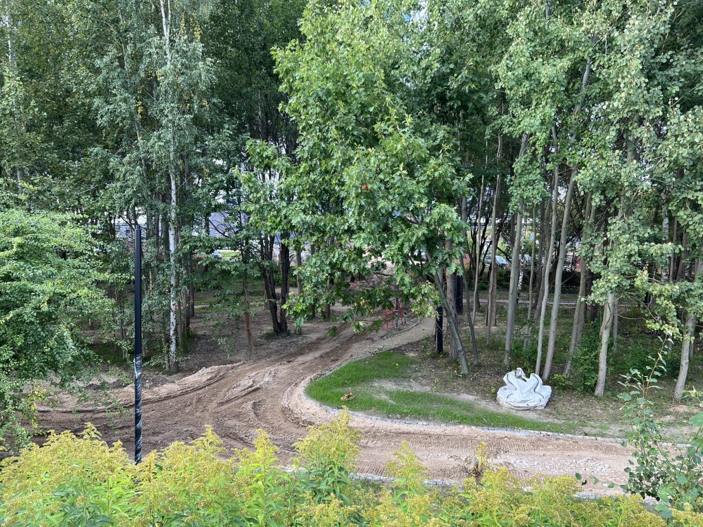 J. Rutkausko g. skveras (J. Rutkausko g.) - Parkas - statybų nuotraukos