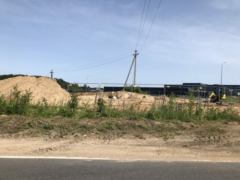 Senosios Pilaitės kel. 1 (Senosios Pilaitės kel. 1) - Shopping center - construction photos