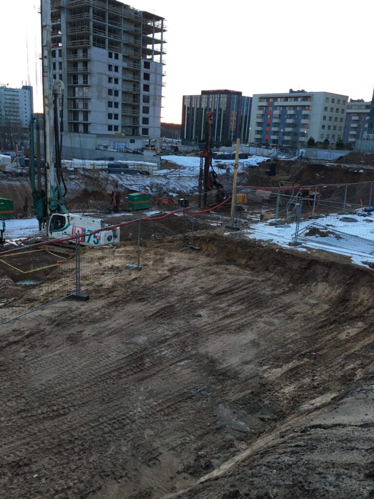 Sky Office (Spaudos g. 7) - Office center - construction photos