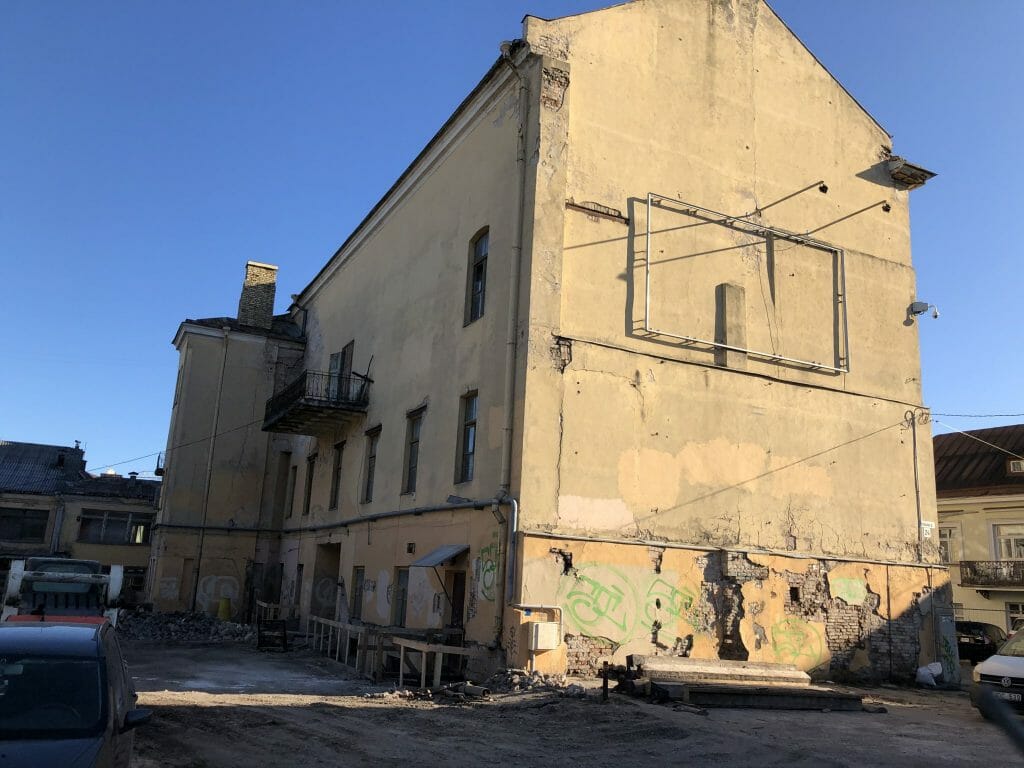 Radvilų rūmų pietų korpuso ir rytų paviljono atkūrimas (Vilniaus g. 24) - Museum - construction photos