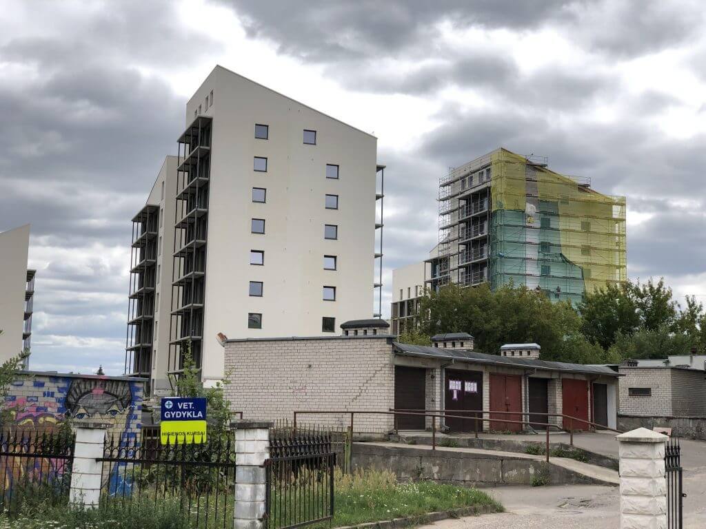 Žvėryno panoramos (Siesikų g. 14) - Multi apartment - construction photos