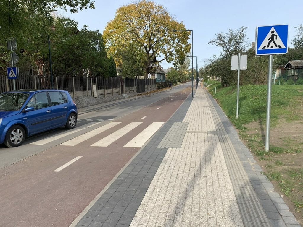 Giedraičių ir S. Fino g. (Giedraičių g.) - Bike path, Street - construction photos