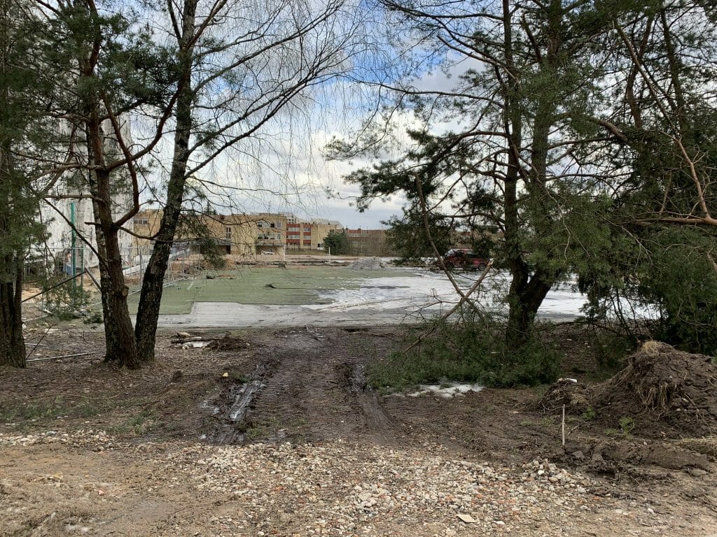 Sporto aikštynai Ozo g. (Ozo g. 39B) - Spordiväljak - ehituse fotod
