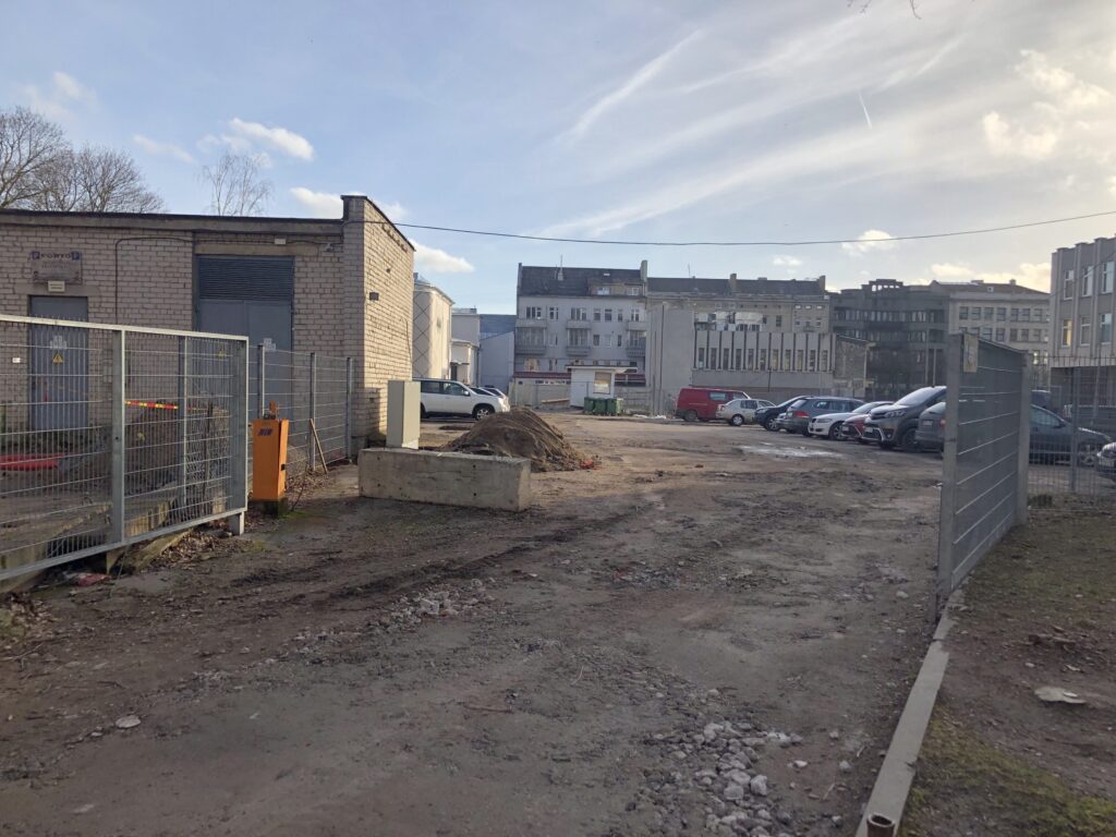 Parkingas Donelaičio g. 65A (K. Donelaičio g. 65A) - Parking facility - construction photos