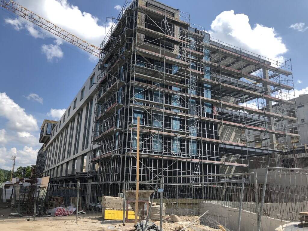 Verslo namai PAUPYS (Aukštaičių g.) - Office center - construction photos