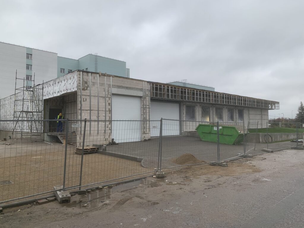 Klaipėdos jūrininkų ligoninės priėmimo – skubiosios pagalbos skyrius (Liepojos g. 45) - Hospital - construction photos