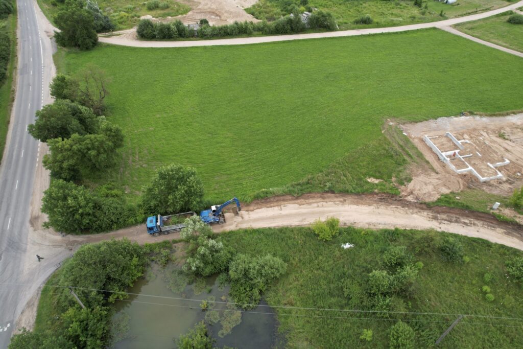 Privažiavimo kelias nuo Juodojo kel. iki Juodasis kel. 79N (Juodasis kel.) - Road - construction photos