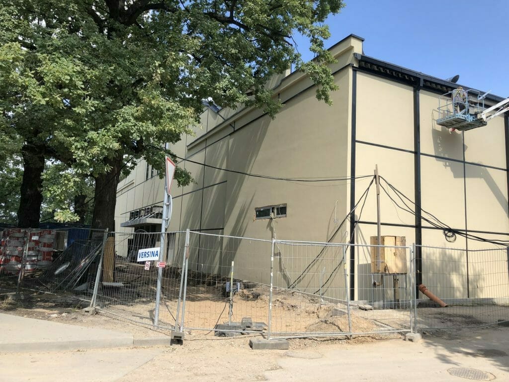 Kauno sporto halė (Perkūno al. 5) - Sports arena - construction photos