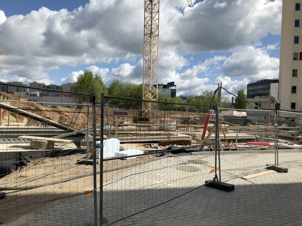 Leičių kiemas 6 etapas (Leičių g. 21) - Multi apartment - construction photos